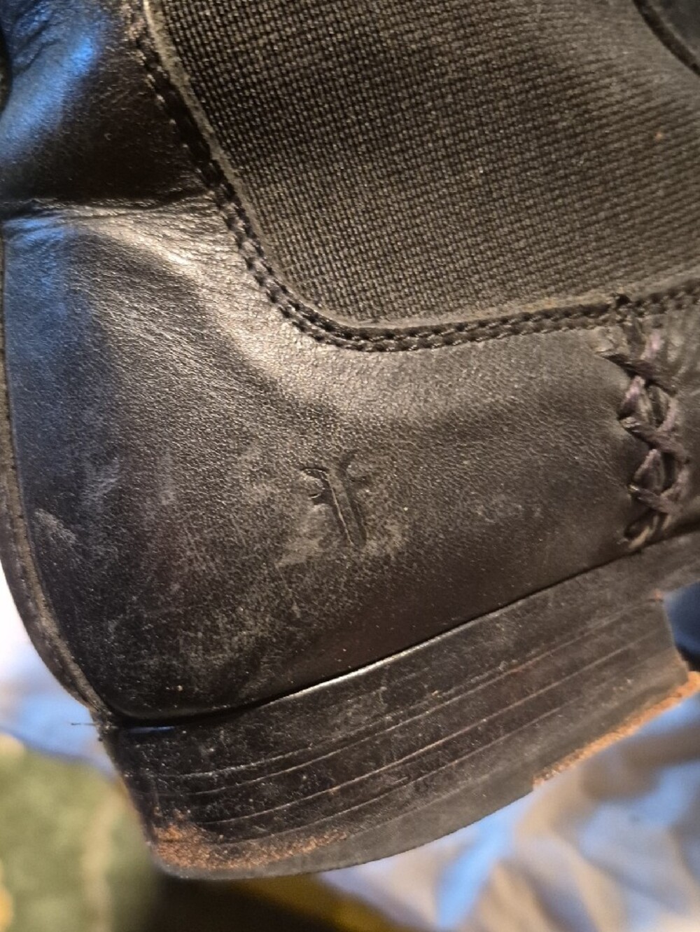Frye Black Leather Chelsea Boots - Picture 5 of 11